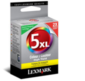 Lexmark Z24 18C2470E Lexmark High Capacity 5XL Colour Ink Cartridge - 018C2470E
