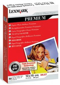 18C0674: Lexmark Premium Glossy Photo Paper, 4 x 6 Size, 70 Sheets