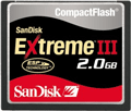 SDCFX3-002G-E21: SanDisk 2GB Extreme III Compact Flash Memory Card