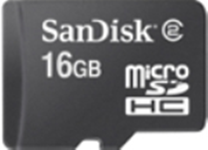 SDSDQM-016G-B35: SanDisk Micro SD Memory Card - 16GB (Card Only)
