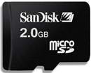 SDSDQ-2048-E10M: SanDisk 2GB Micro SD Memory Card