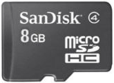 SDSDQ-8192-E11M: SanDisk 8GB High Capacity Micro SD Memory Card