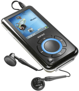 SDMX4R-2048K-E70: SanDisk 2GB Sansa e-250 Series MP3 Player with FM Radio