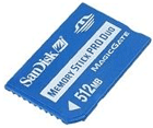 SDMSPD-512-E10M: SanDisk 512MB Pro Duo Memory Card for Sony PSP