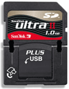 SDSDPH-1024-902: SanDisk 1GB Ultra II SD Plus Memory Card