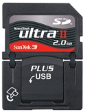 SDSDPH-2048-902: SanDisk 2GB Ultra II SD Plus Memory Card