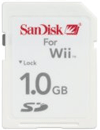 SDSDG-1024-E10: SanDisk 1GB SD Gaming Memory Card for Nintendo� Wii�