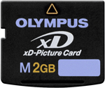 SDXDM-2048-E11: SanDisk 2GB xD Picture Card Type M Suitable for Olympus and Fuji