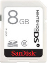 SDSDG-008G-B46: SanDisk 8GB SD Gaming Memory Card for Nintendo DSi
