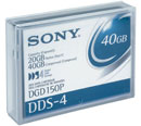 DGD150P: Sony 4mm DDS-4 150m 20/40GB Data Tape Cartridge - DGD 150P
