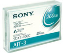 SDX3-100C: Sony AIT3 230m, 100/260GB Data Tape Cartridge - SDX3100C