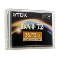 DC4-170S: TDK 4mm DAT72 DDS-5 170m 36/72GB Data Tape Cartridge - DC4 170S