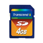 TS4GSDC: Transcend 4GB SD Card