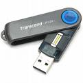TS4GJF220: Transcend 4GB JetFlash 220 USB 2.0 Flash Drive with Advanced Fingerprint Security