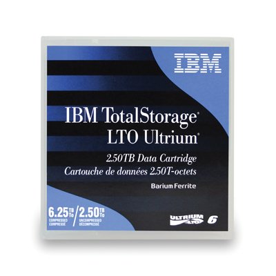 IBM 00V7594 LTO6 Data Cartridge 2.5TB BaFe Storage Tape Media