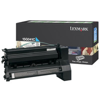 Lexmark 0015G041C Return Program Cyan Laser Toner Cartridge, 6K