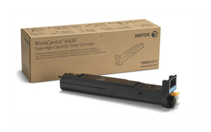 Xerox High Capacity Cyan Toner Cartridge, 16.5K Page Yield