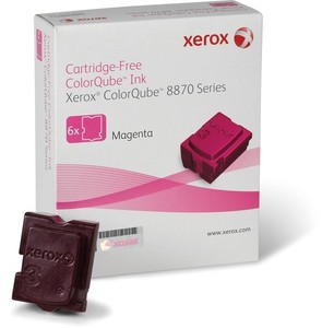 Xerox ColorQube 6 Solid Magenta Ink Wax Sticks, 17.3K Yield