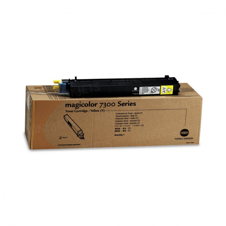 Konica Minolta MagiColor QMS Yellow Laser Cartridge
