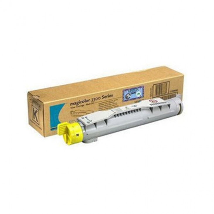 Konica Minolta MagiColor QMS Yellow Laser Cartridge