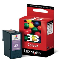 Lexmark 33 New Higher Capacity Colour Ink Cartridge - 18CX033E
