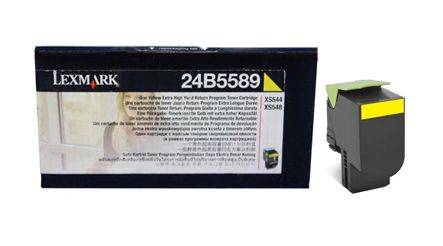 Yellow Lexmark 24B5589 Toner Cartridge Return Program