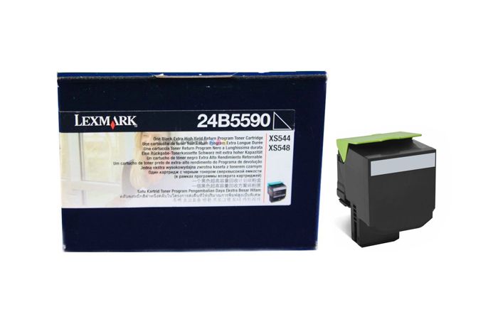 Black Lexmark 24B5590 Toner Cartridge Return Program