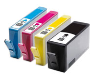 Replacement High Yield Quad Pack Ink Cartridges (Alternative to HP No 364XL)