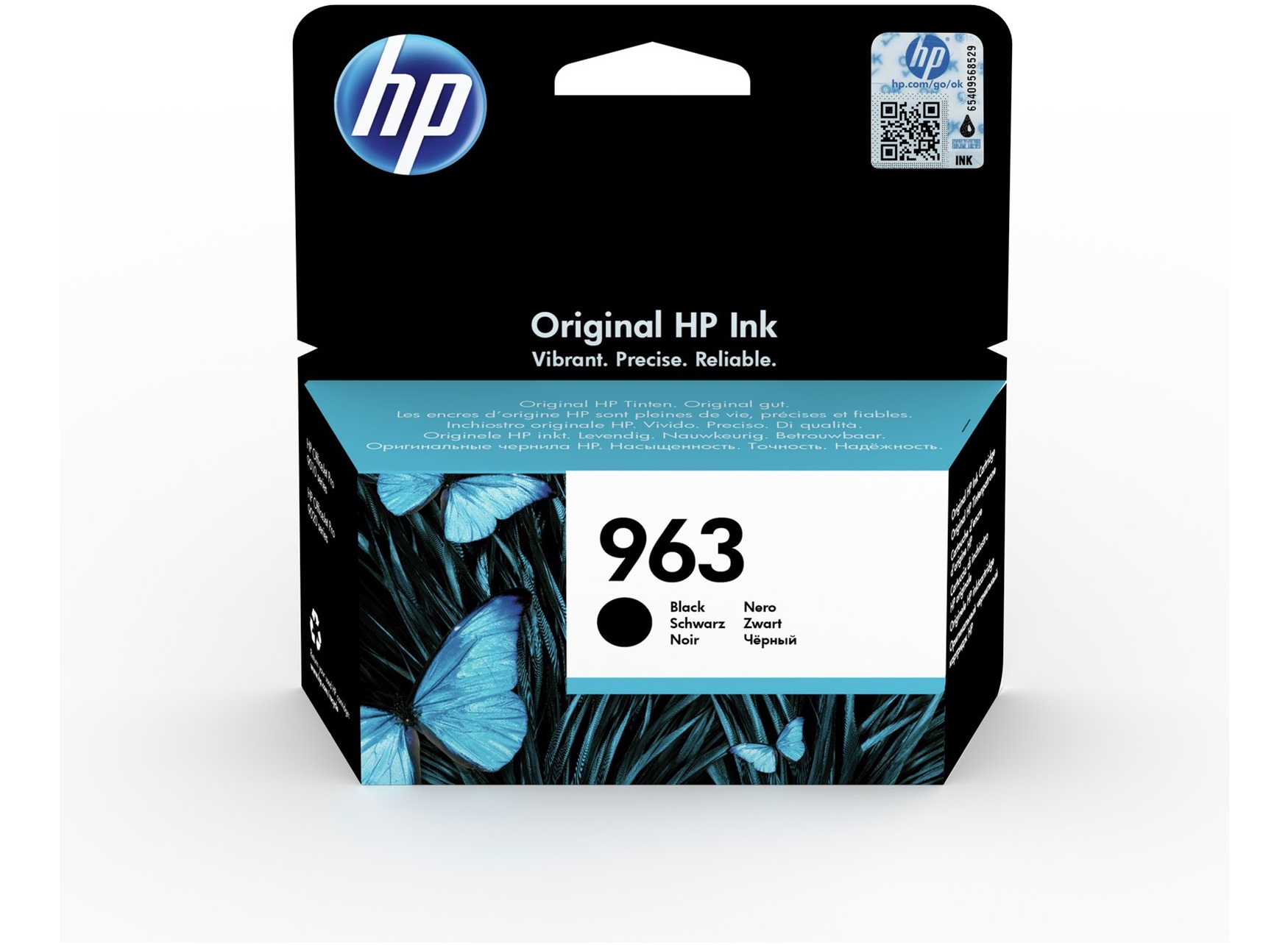 HP 963 Standard Capacity Black Ink Cartridge - 3JA26A