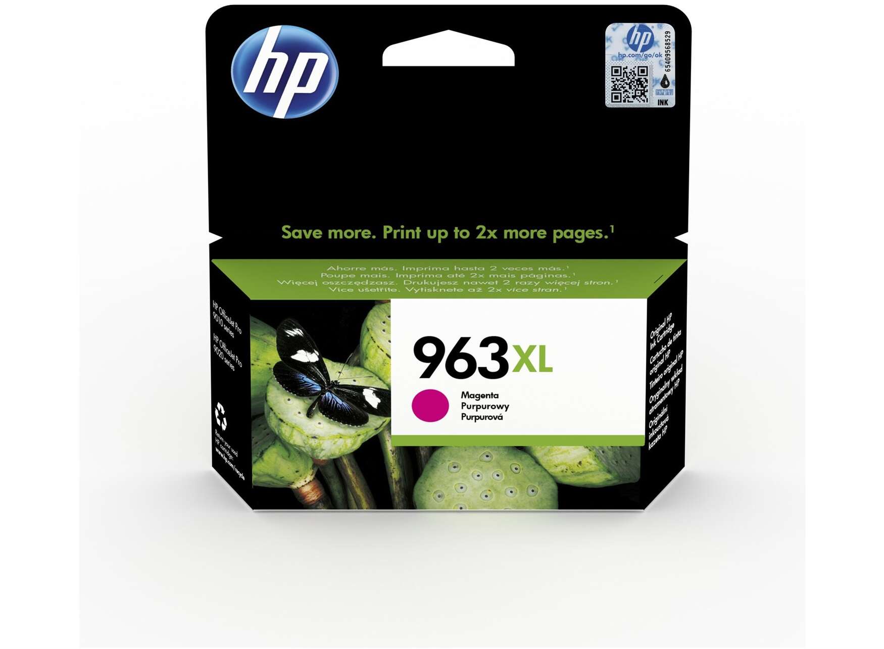 HP 963XL High Capacity Magenta Ink Cartridge - 3JA28A