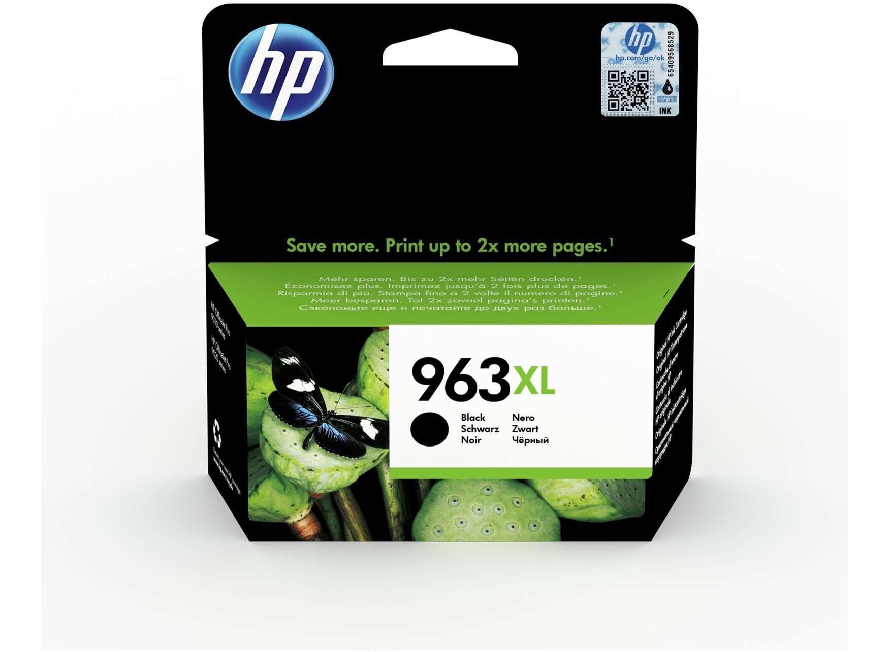 HP 963XL High Capacity Black Ink Cartridge - 3JA30A