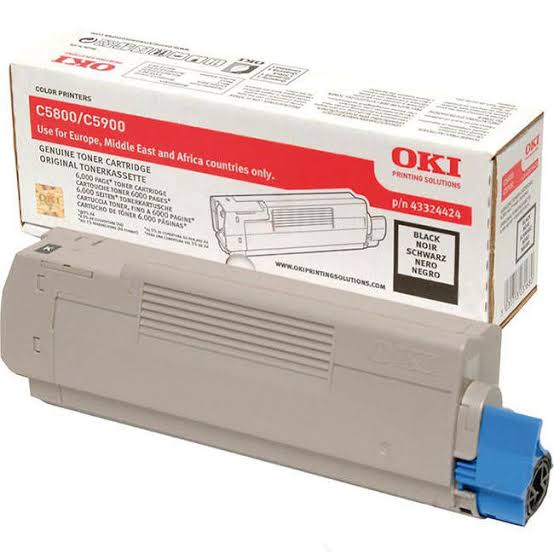 Oki Black Toner Cartridge, 6K Yield