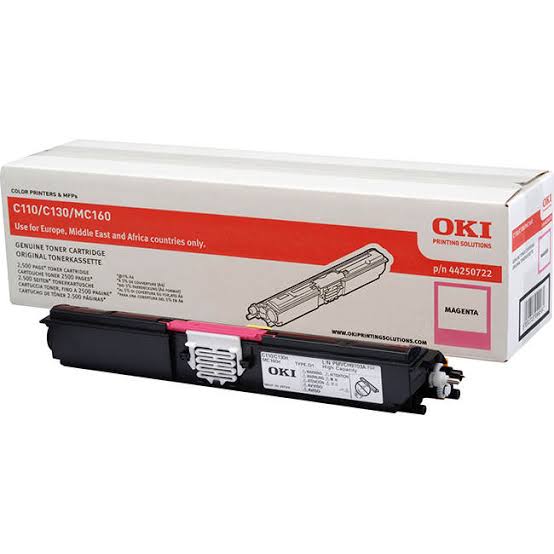 Oki Magenta Laser Toner Cartridge, 2.5K Yield