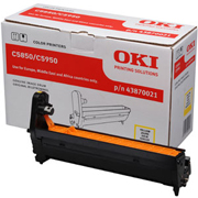 Oki Yellow Image Drum Unit, 20K Yield