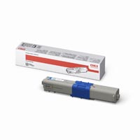 Oki High Capacity Cyan Laser Toner Cartridge, 5K Page Yield