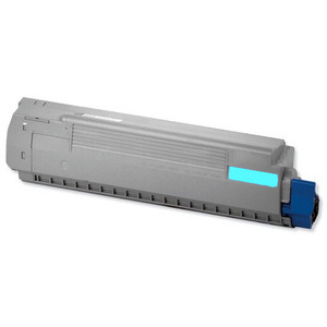 Oki 44844505 Cyan Toner Cartridge, 10K Page Yield