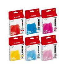 Canon Lucia PGI 29 Multi Pack C/M/Y/PC/PM/R Ink Cartridges (29MP)