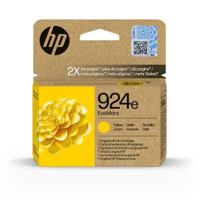 HP 924E High Capacity Yellow Ink Cartridge - 4K0U9NE