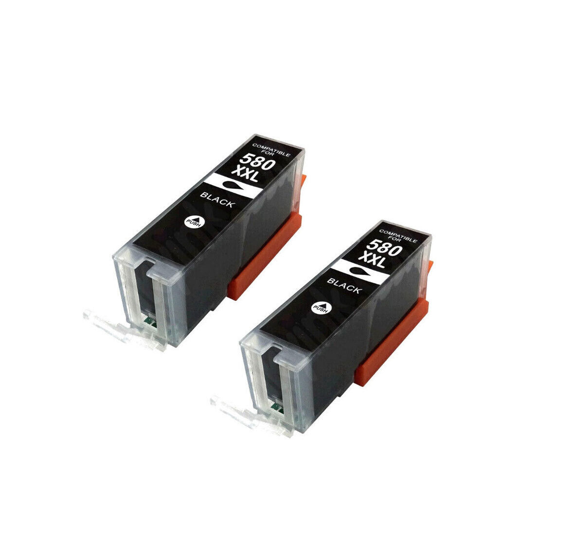 Canon PGI-580XXL 2x Black Ink Cartridges Compatible Extra High Capacity