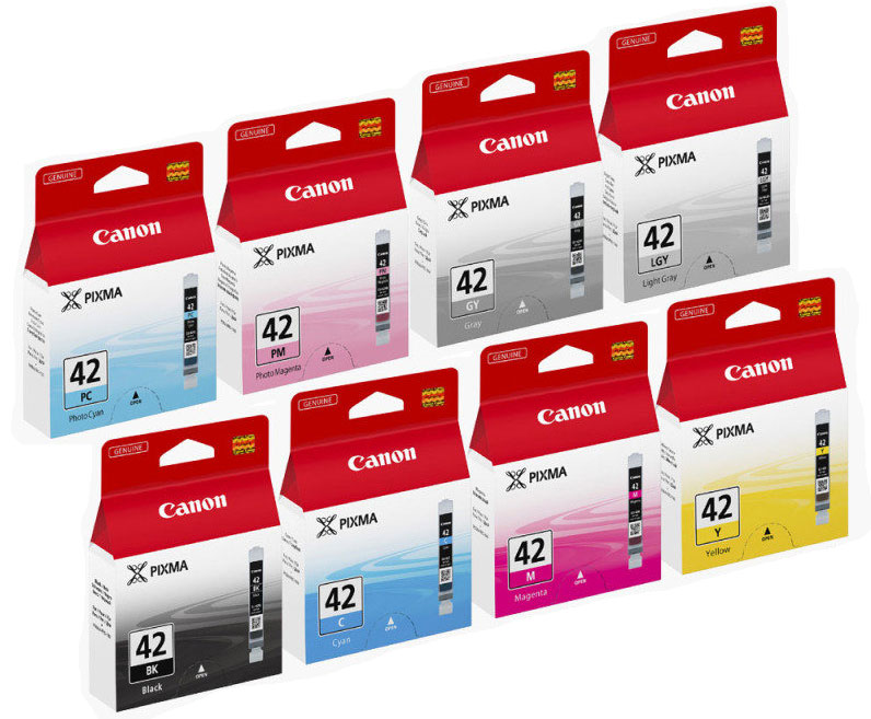 Canon 8 Colour CLI-42 Ink Cartridge Multipack - 6384B010