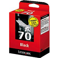 Lexmark No 70 Twin Pack Black Ink Cartridges