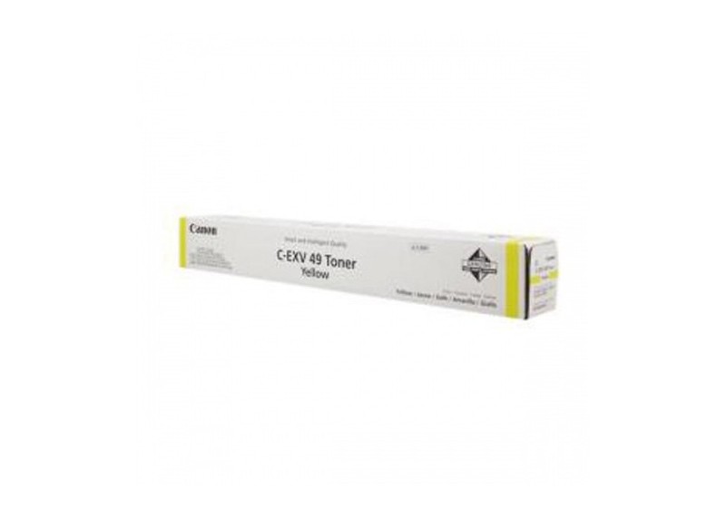 Yellow Canon C-EXV49Y Toner Cartridge - 8527B002