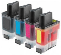 Premium LC-900BK, LC900 C/M/Y Compatible Ink Cartridges