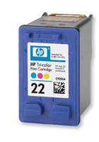 HP 22 Colour Ink Cartridge Clear Pack