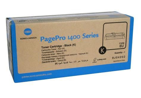 Konica Minolta Black Toner Cartridge, 2K Page Yield