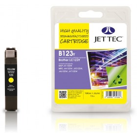 Jet Tec LC-123 Yellow Ink Cartridge