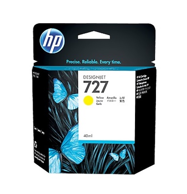 HP 727 Yellow Ink Cartridge - B3P15A