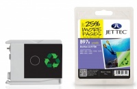 Jet Tec LC-970 Black Ink Cartridge, 19ml