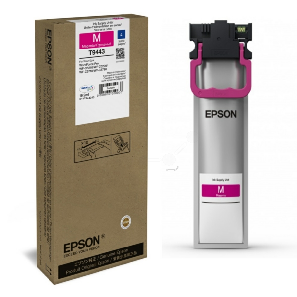 Magenta Epson T9443 Ink Cartridge - C13T944340