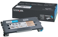 Lexmark 0C500S2CG Standard Capacity Cyan Toner Cartridge, 1.5K Page Yield